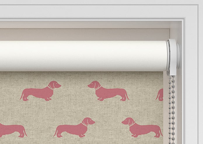 Emily Bond Peggy, Raspberry - Twist&Fit Roller Blind - Image 10